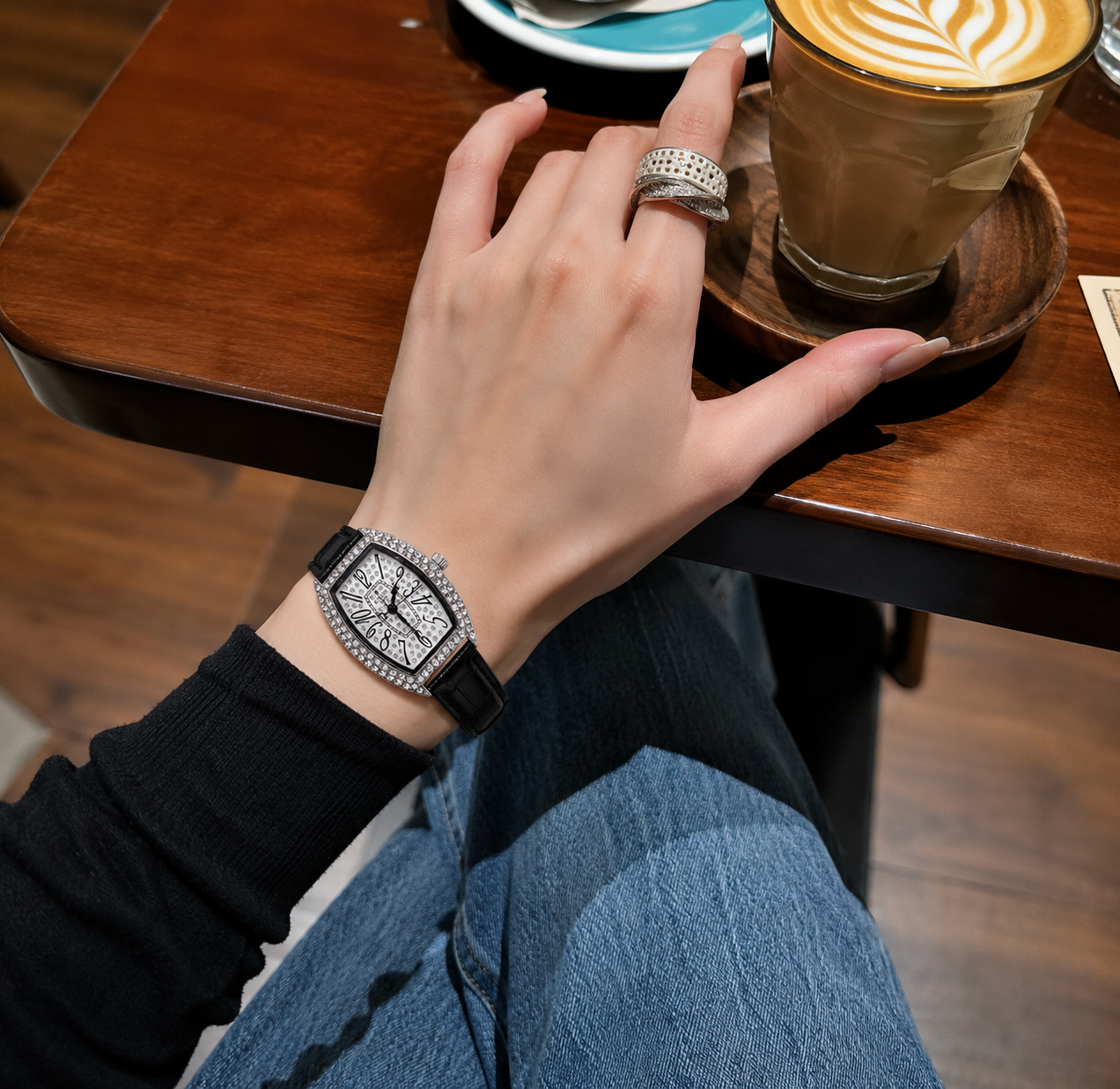 LUXURY Crystal Ladies Watch