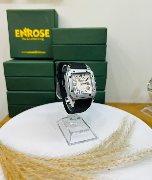 PREMIUM Stainless Steel Ladies Square Watch